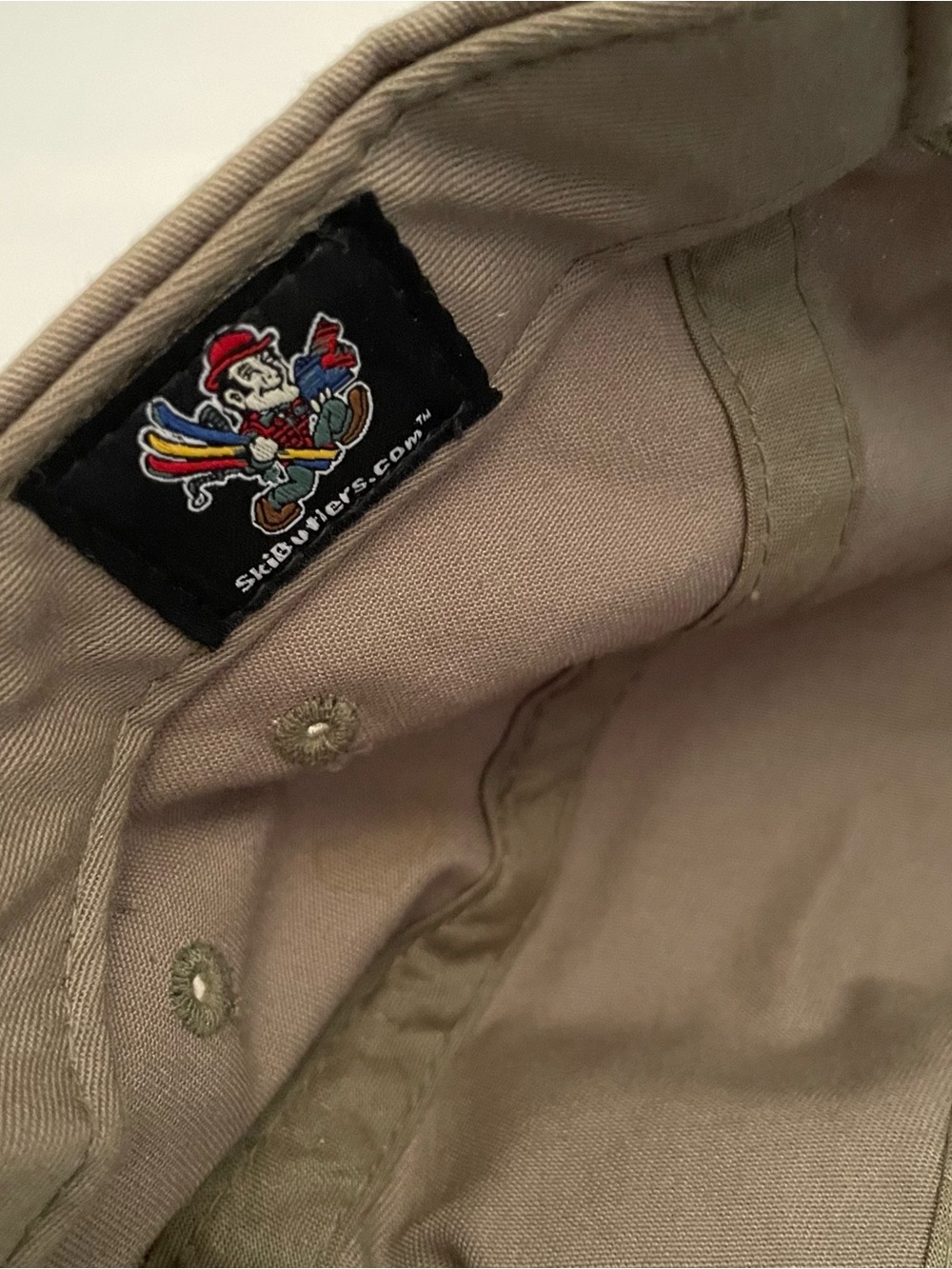 Ski Butlers Adjustable 5-Panel Cap with Leather Patch - Picture 8 of 8